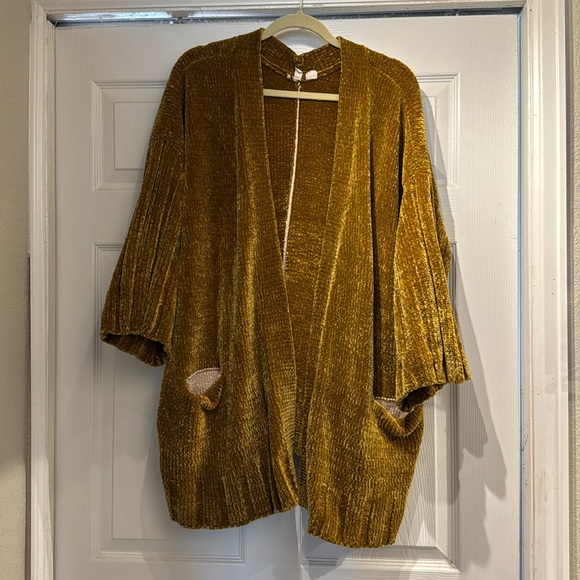 Anthropologie Moth Chenille cardigan sweater size medium - Picture 6 of 6